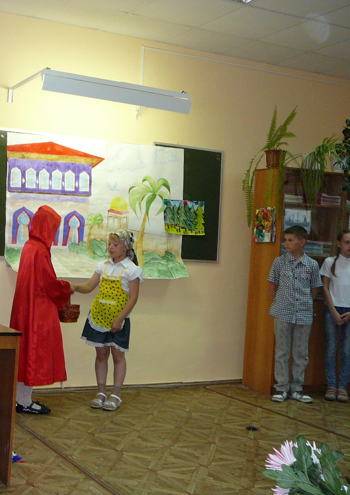 Little Red Riding Hood and her mother